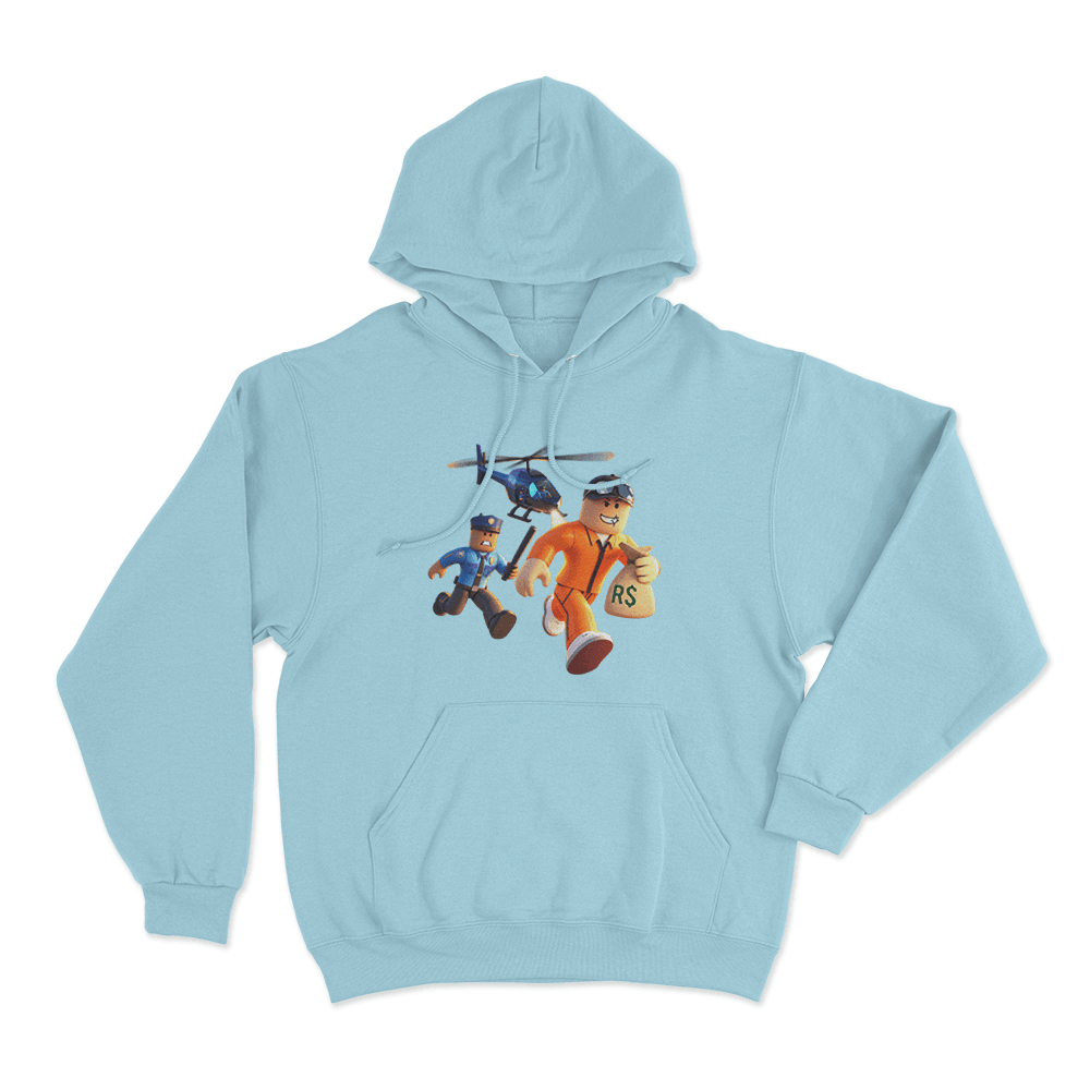 Jailbreak Chase Unisex Hoodie Sky Blue Jailbreak Chase Unisex Hoodie Sky Blue