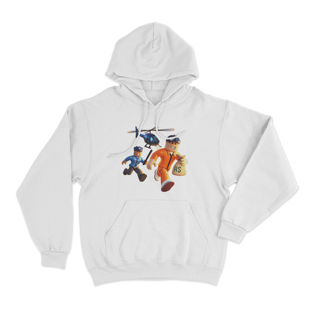 Jailbreak Chase Unisex Hoodie White Jailbreak Chase Unisex Hoodie White