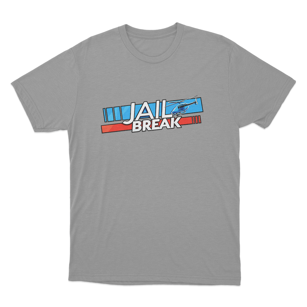 Jailbreak Logo Unisex T Shirt Grey Jailbreak Logo Unisex T Shirt Grey