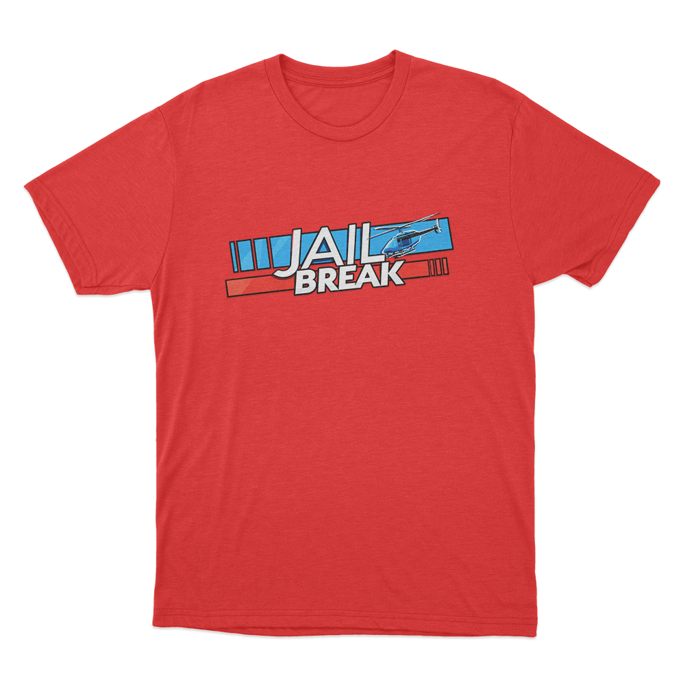 Jailbreak Logo Unisex T Shirt Red Jailbreak Logo Unisex T Shirt Red