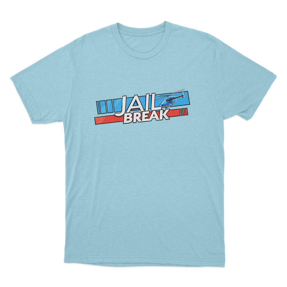 Jailbreak Logo Unisex T Shirt Sky Blue Jailbreak Logo Unisex T Shirt Sky Blue