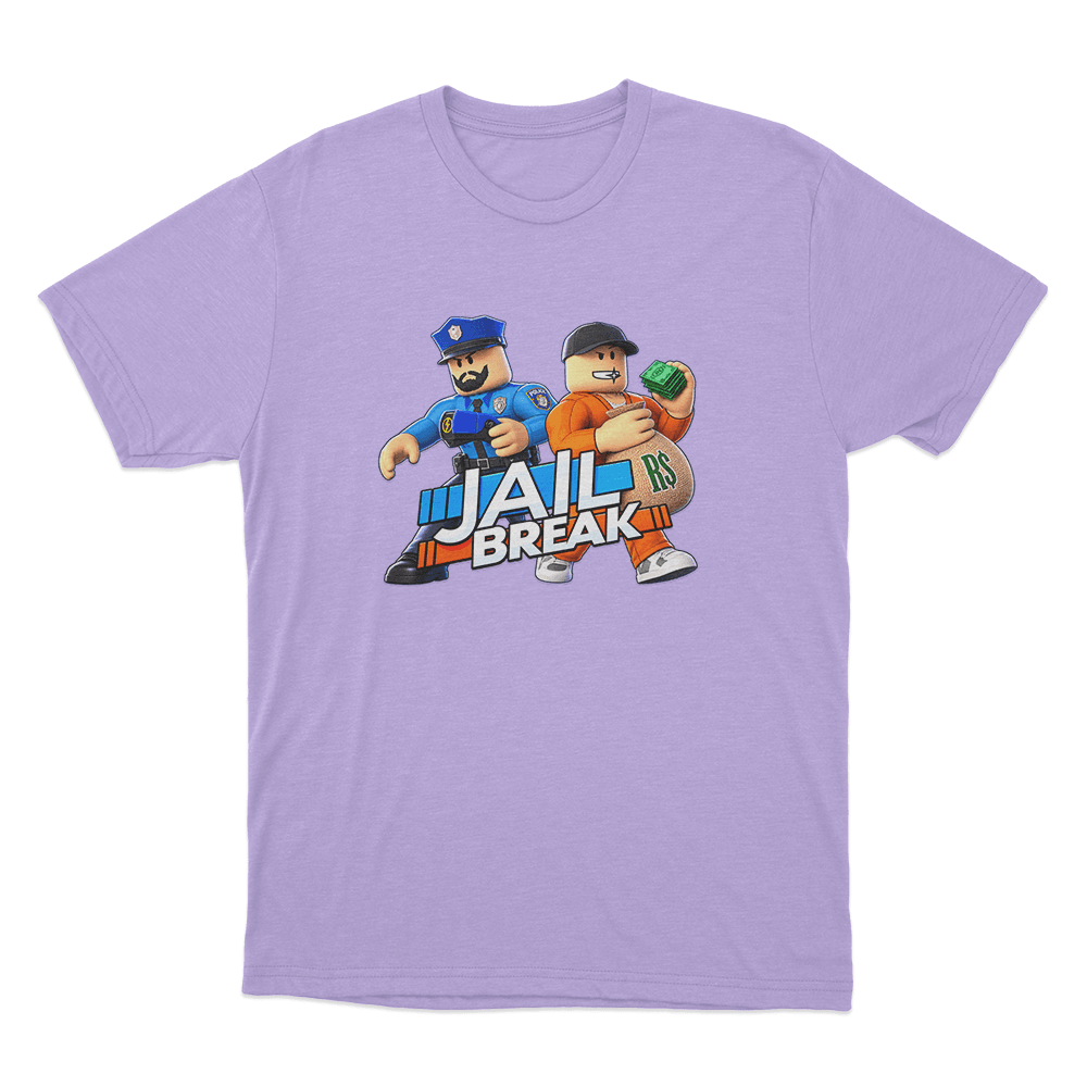 Jailbreak Police And Prisoner Heist Unisex T Shirt Purple Jailbreak Police And Prisoner Heist Unisex T Shirt Purple